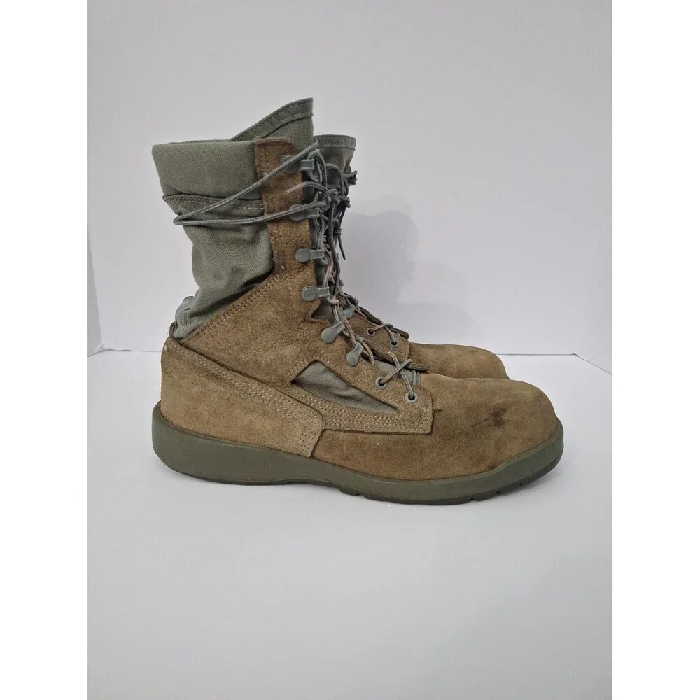 Belleville 600ST Sage Green Combat Boot Men 10.5 SteelToe USA Military Issue